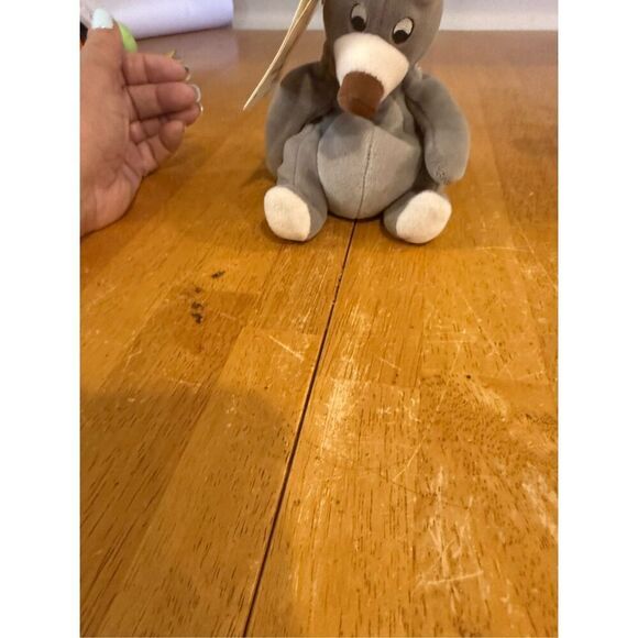 Disney Jungle Book Baloo Bear Bean Bag Stuffed toy 8" - Picture 3 of 9